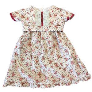 Toddler‎ Baby Girl Floral Handmade Cottagecore Prairie Dress Size 2T Holiday